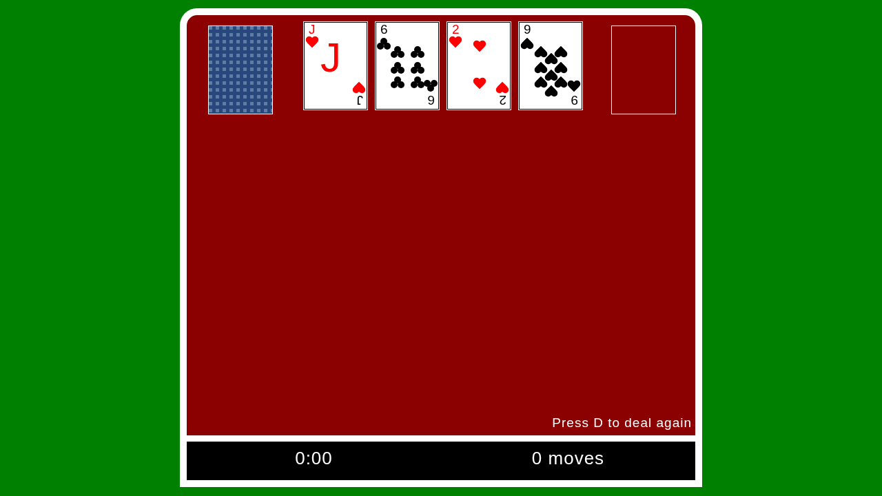 Aces Up Solitaire