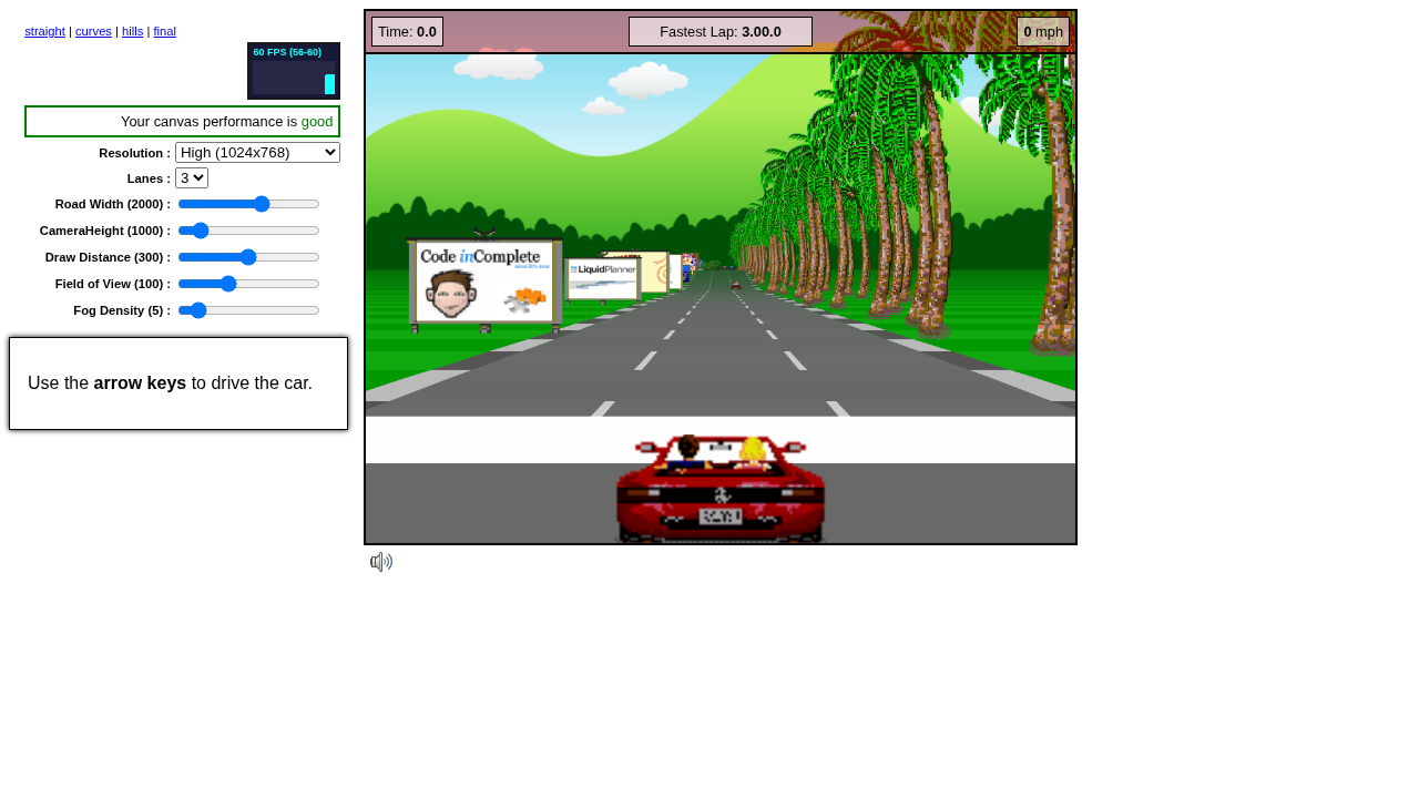 JavaScript Racer